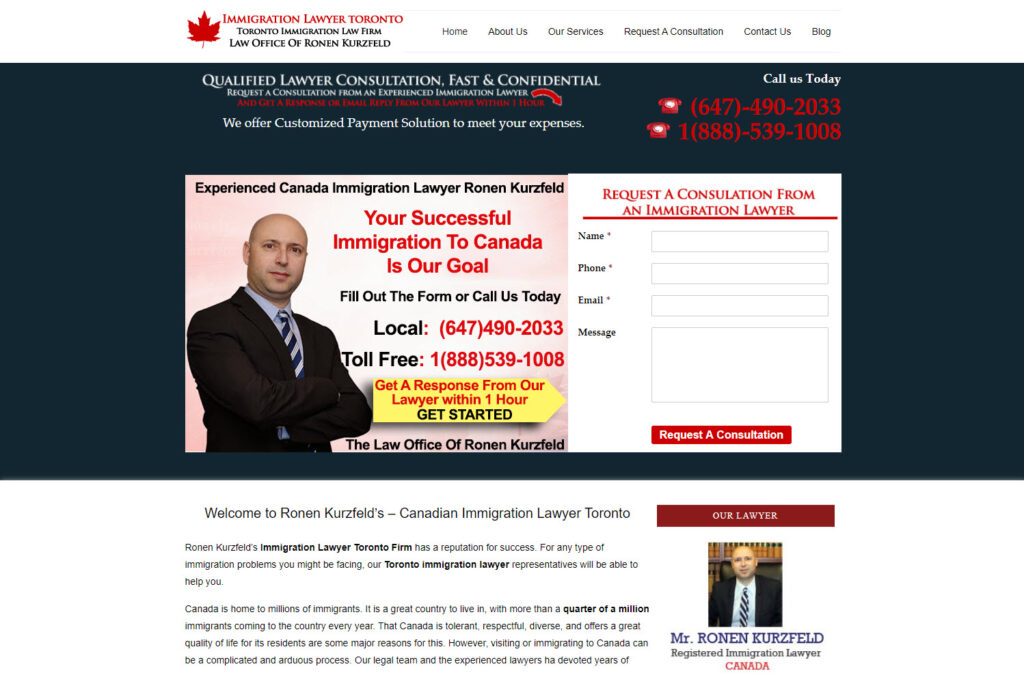 nerDigital Immigration Lawyer Toronto Firm Digital Marketing